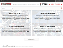 Tablet Screenshot of powervamp.com